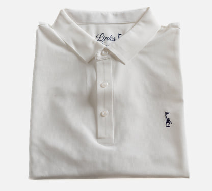 Waffle Polo - White