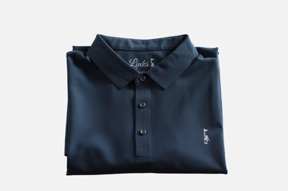 Waffle Polo - Light Blue