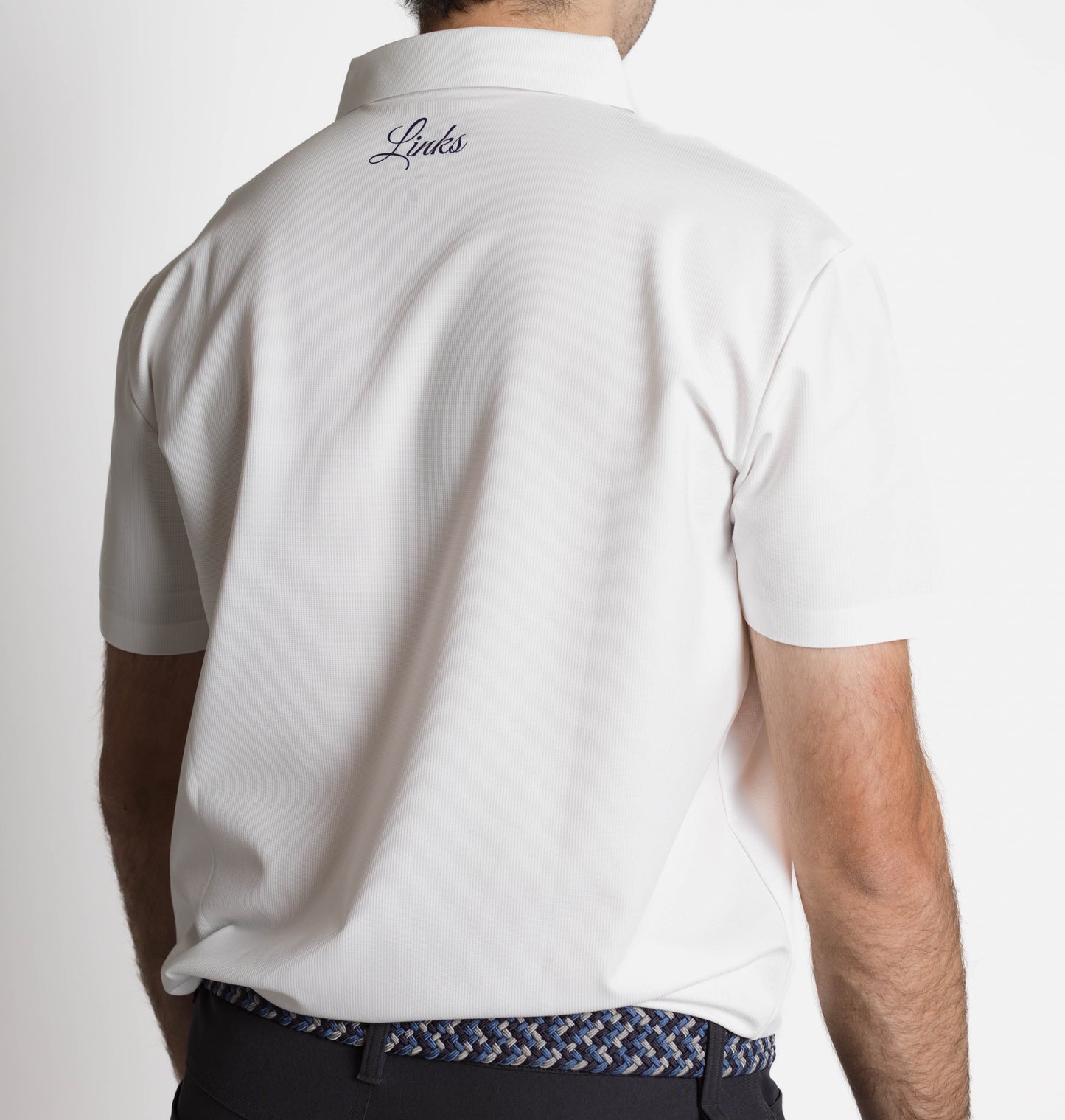 Waffle Polo - White
