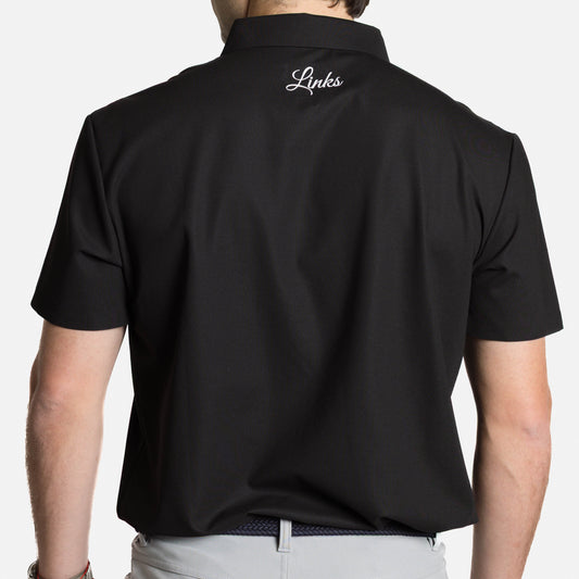Waffle Polo - Black